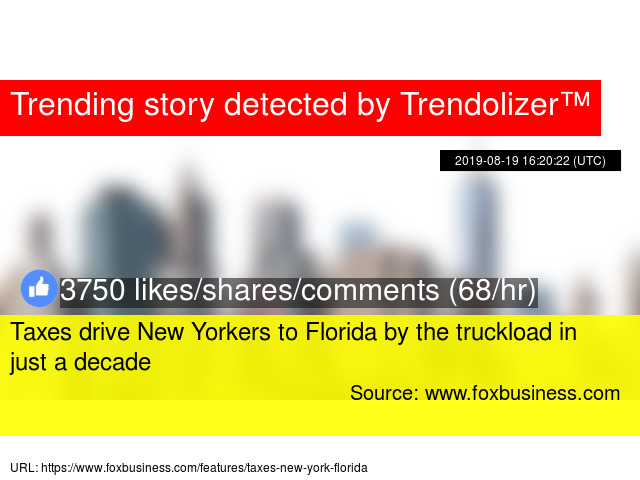 New York To Florida Drive >> Taxes Drive New Yorkers To Florida By The Truckload In Just New York To Florida Drive >> Taxes Drive New Yorkers To Florida By The Truckload In Just